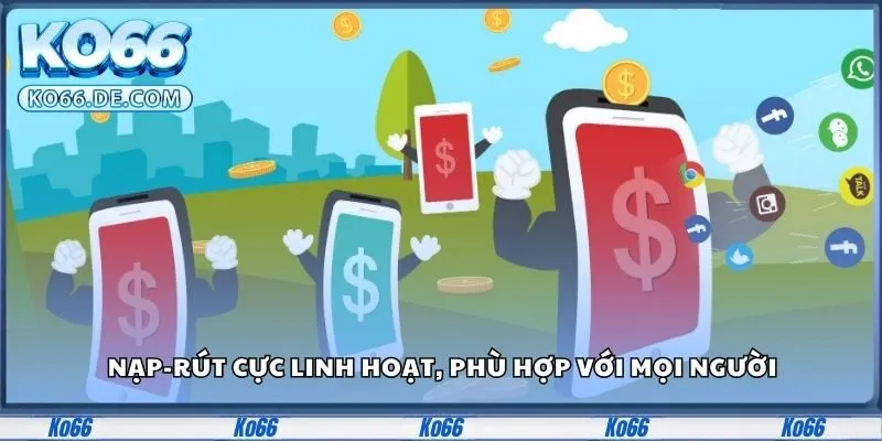 Ko66 28 Nạp-rút cực linh hoạt, phù hợp với mọi người